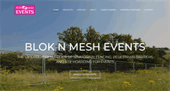 Desktop Screenshot of bloknmeshevents.com